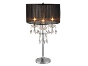 chandelier crystal accent table lamp
