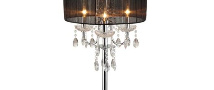 chandelier crystal accent table lamp