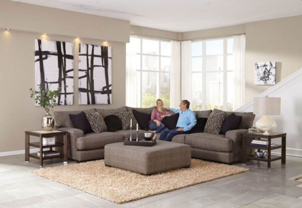 Ava sectional with Ottoman