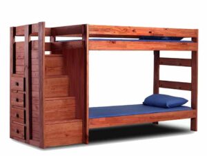 Twin/Twin Bunk Bed w/Staircase Drawers