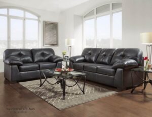 Nevada Black Sofa Set