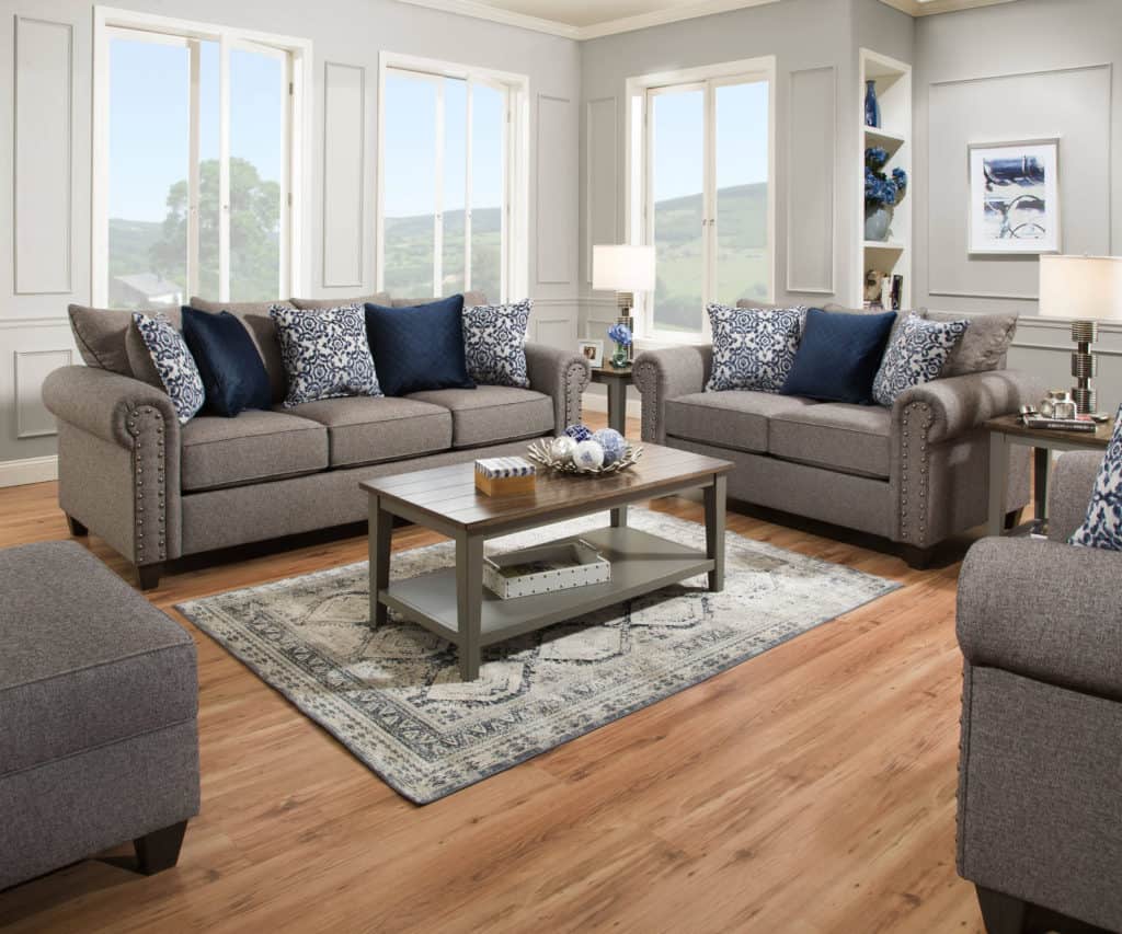 Emma Slate Sofa Set | Davis Appliance and Furniture
