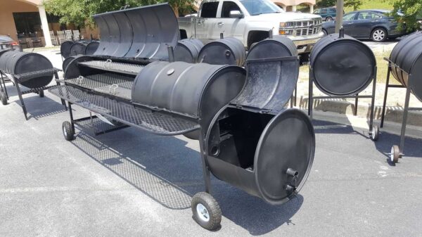 triple barrel grill with smoker