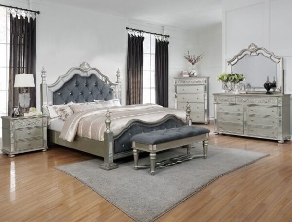 sterling bedroom set queen with bench
