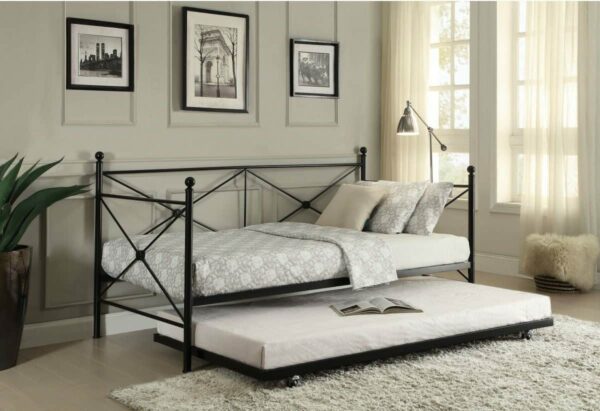 jones metal daybed with trundle guest ready