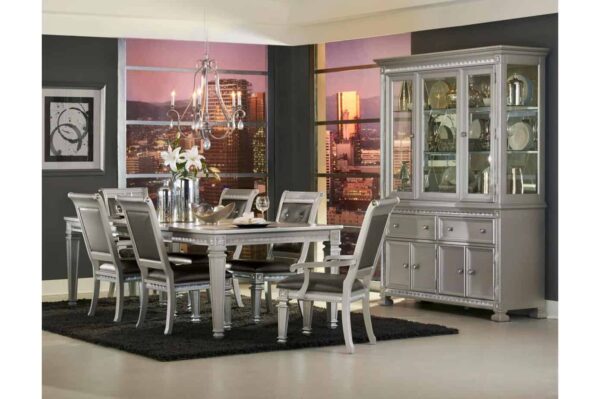 bevelle dining collection silver formal glam
